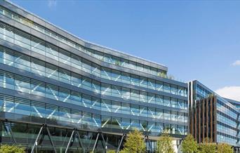 glass fronted office block