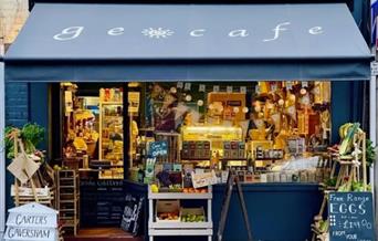 Cafe store front