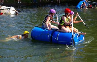 raft building activity