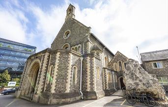 exterior of church