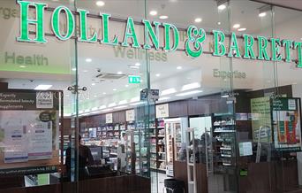 shop front Holland & Barrett