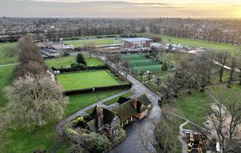 aerial view of Palmer Park