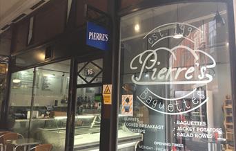 front of Pierre's