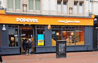 exterior of Popeye's