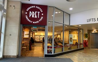 front of Pret