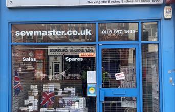 front window of sew master