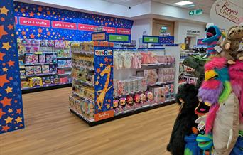 interior of toy shop