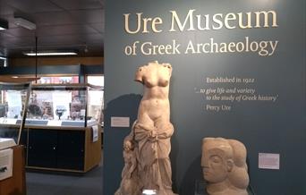 Greek Statue and Head in the Ure Museum