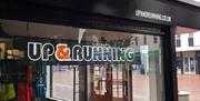 Up & Running shop window