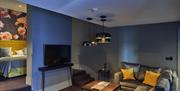 Suite - bedroom and living room
