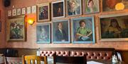 Paintings on the wall