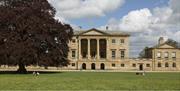 The facade of the house at Basildon Park