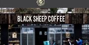 front of a coffee store