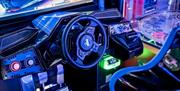 Driving arcade game