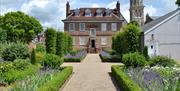 Watlington House at the end of the garden