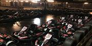Go Karts on a track