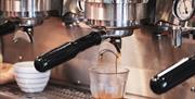 pouring coffee