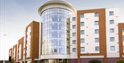 Exterior of hotel