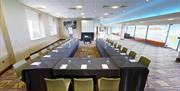 Premier Suite set up for meeting