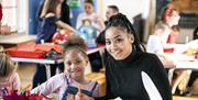 Family craft activities at Reading Museum