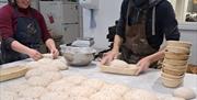 Baking sourdough loaves