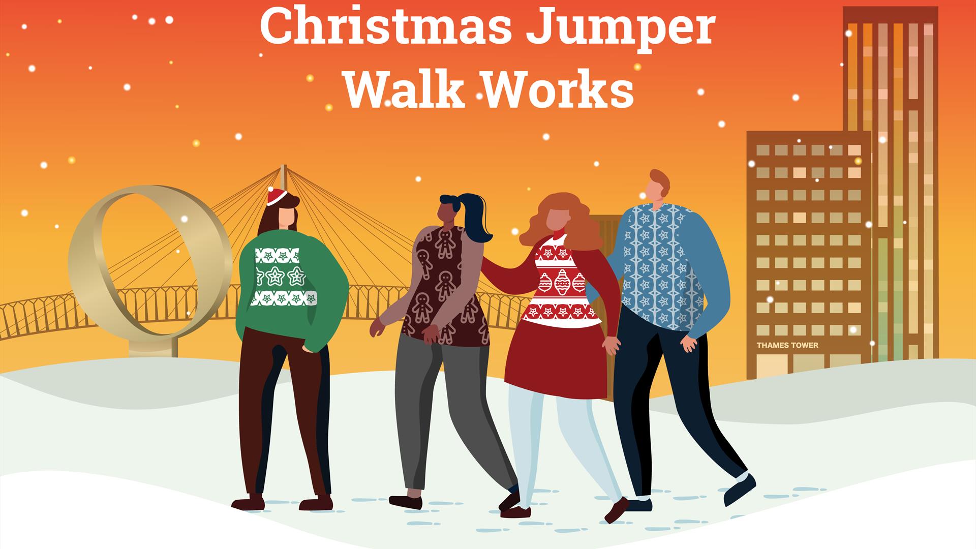 Christmas Jumper Walks Work - 6 Dec