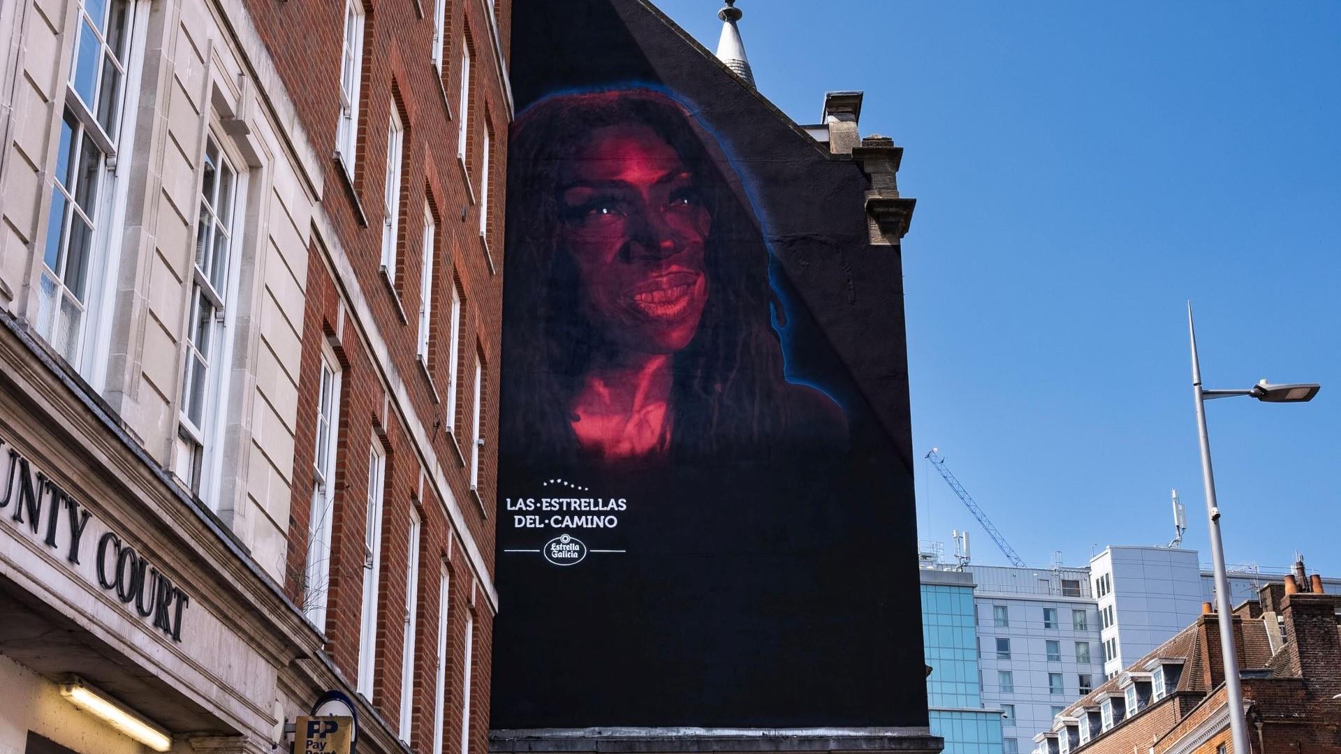 Heather Small mural - Reading