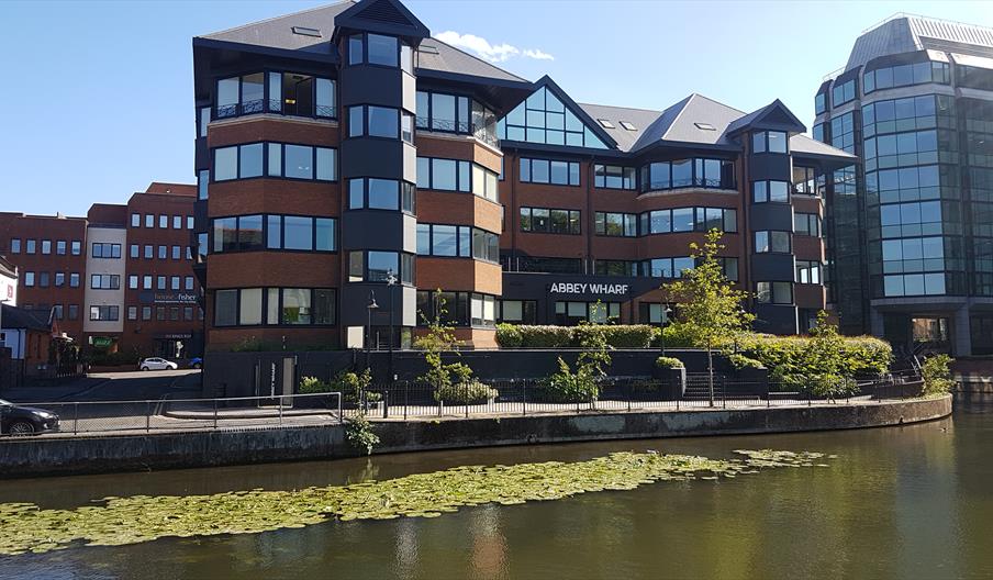 offices across the River Kennet