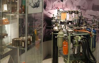medical equipment in the museum