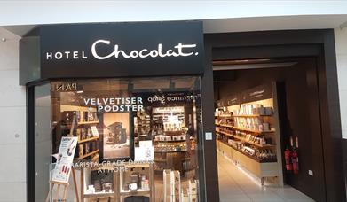 front of Hotel Chocolat
