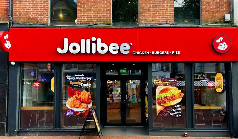 exterior of Jollibee exterior of Jollibee