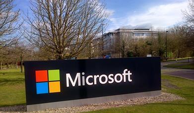 Microsoft sign