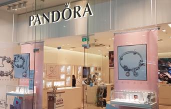 front of Pandora