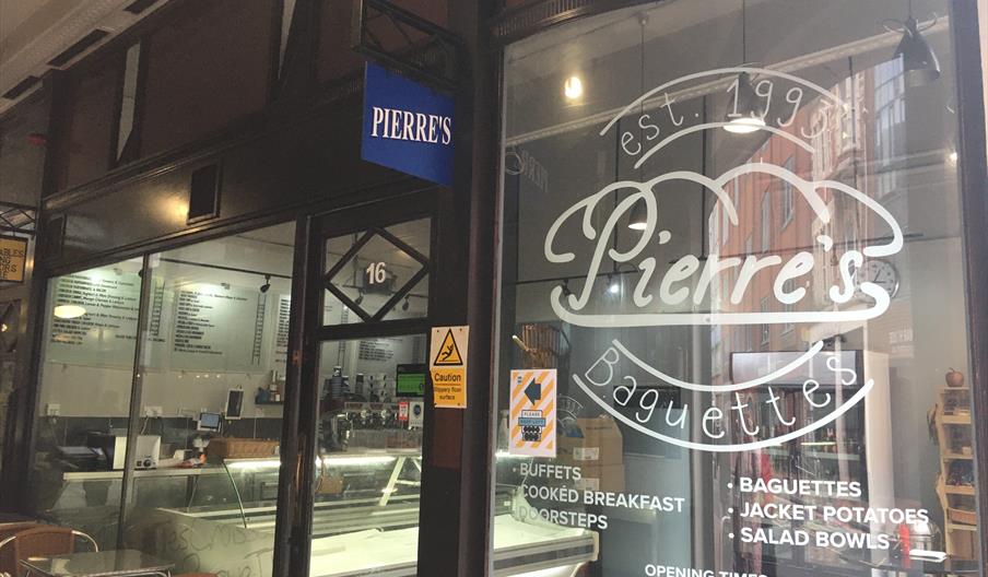front of Pierre's