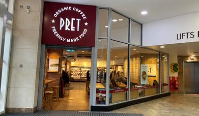 front of Pret