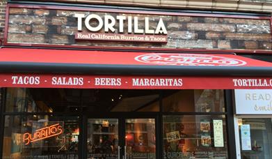 Shop window of Tortilla
