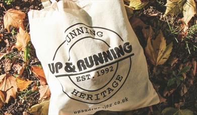 Up & Running tote bag