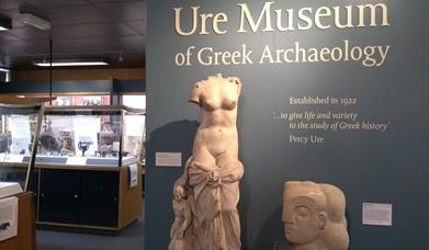 Greek Statue and Head in the Ure Museum