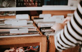 leafing through records