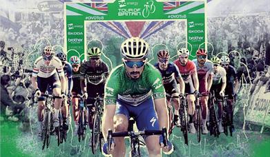 Riders at the start line.