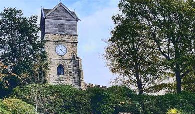 St Leonards church as seen from Jubilee Park.