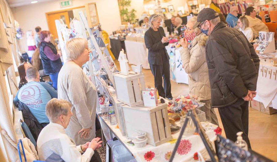 Visitors to Middleon Craft and Food Market.