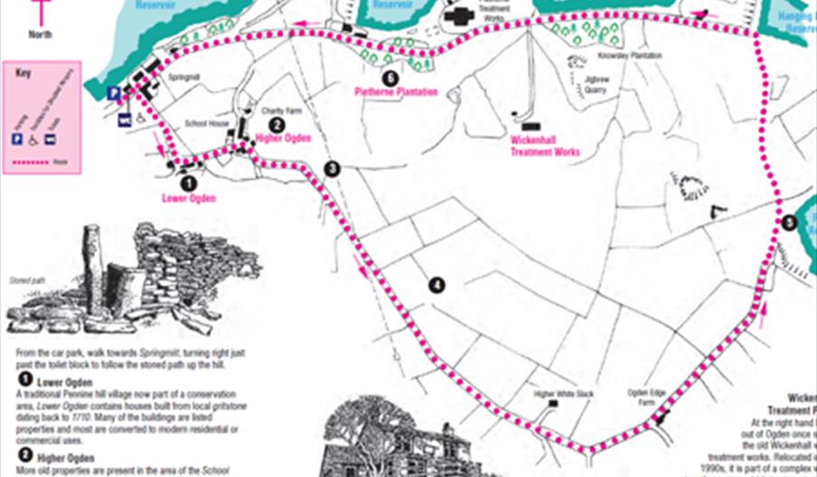 A Map of the Ogden Edge Walk