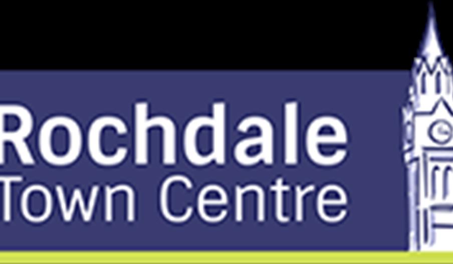 Rochdale town centre text.