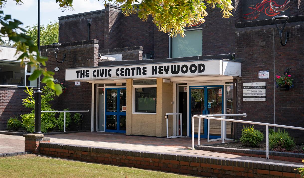 Exterior of Heywood Civic Centre.