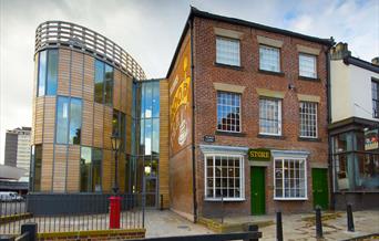 Exterior of the Rochdale Pioneers Museum.