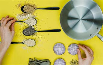 Cooking pot and ingredients