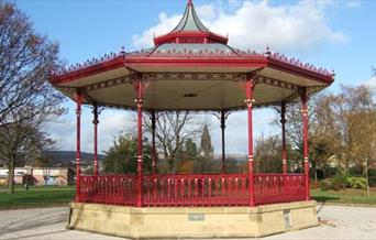 Rochdale Broadfield Park bandstand.