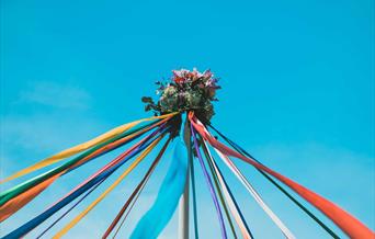 A maypole.