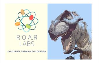 ROAR Lab logo with a Tyrannosaurus Rex.